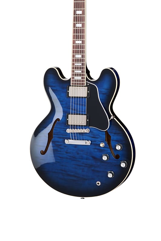 Gibson USA ES-335 Figured Deep Ocean Burst w/case image 1