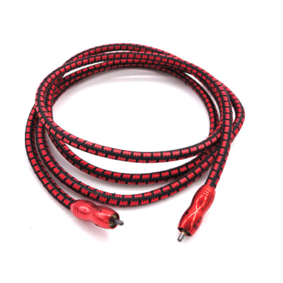 AudioQuest King Cobra Interconnects (2m) 2 Cables Pair Red Black Audiophile image 6
