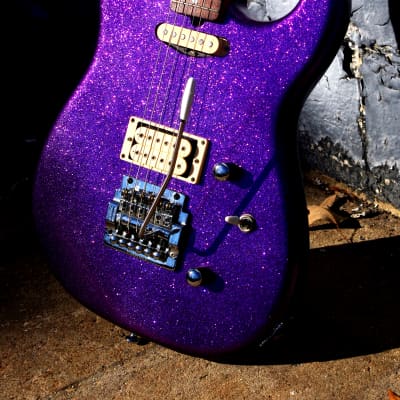 Strings & Things St. Blues  Eliminator II 1985 Purple Sparkle.   Special.  RARE. image 4