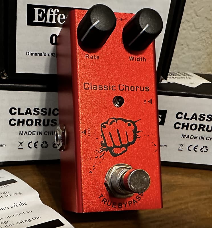 Classic Chorus Pedal Rate/Width Pedal Effect FREE SHIPPING Reverb