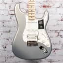 USED Fender Player Stratocaster® HSS Electric Guitar, Maple Fingerboard, Silver x4353