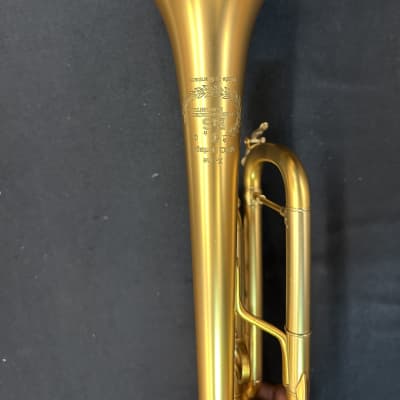 B&S MBX3 Heritage Bb Trumpet - Brushed Gold Lacquer | Reverb