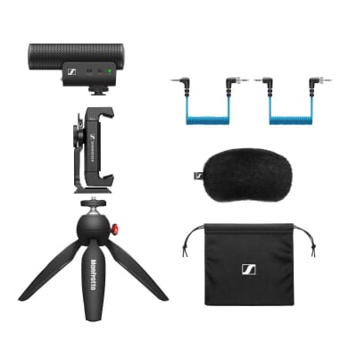 Sennheiser MKE400-MOBILE-KIT On-Camera Shotgun Microphone Kit image 1