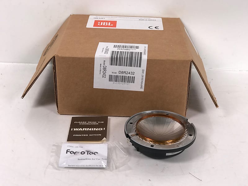 JBL D8R2432 Replacement Diaphram for SRX 812M, 815M, 835 @G7  			