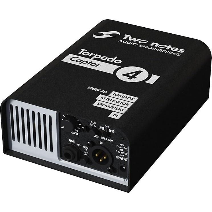 Two Notes Torpedo Captor 4 Compact Load Box Amp DI, 4 Ohm image 1