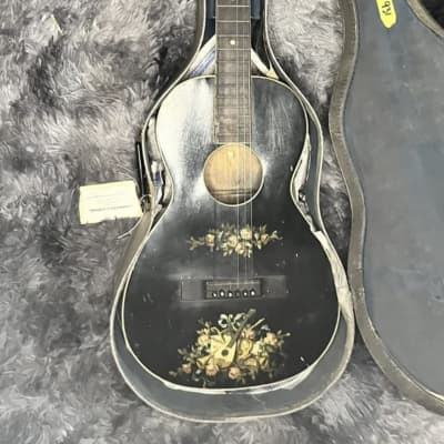 Beautiful 1930s Project Guitar! (Vintage Parlor- With Case) image 10