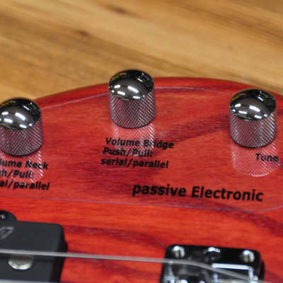 Warwick Rockbass Corvette $$ 5 Burgundy Red image 8