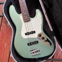 clean & nice Fender Standard Jazz Bass (MIM) Rosewood / Sage Green Metallic w/ Fender molded case