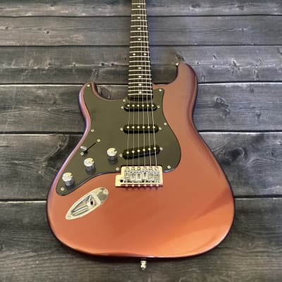 Left Handed Squier Stratocaster Copper Flip Flop AAA Flamed Maple Neck image 4