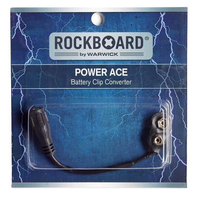 Rockboard Power Ace Cable Battery Clip Converter w FAST Same Day Shipping image 1