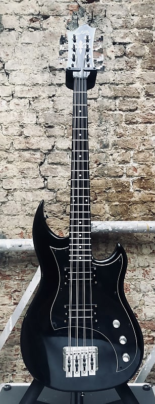 Hagstrom HB-8-BLK 8 String Electric Bass Guitar | Reverb Hagstrom HB-8-BLK 8 String Electric Bass Guitar | Reverb