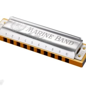 Hohner Marine Band 1896 Harmonica - Key of F Sharp image 3