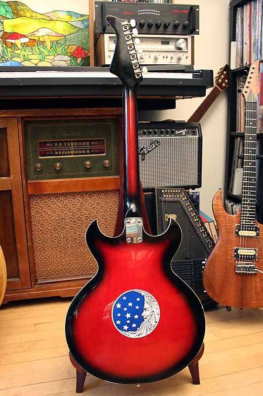 Maxitone Hollow Body Electric MIJ 1960s - Red | Reverb