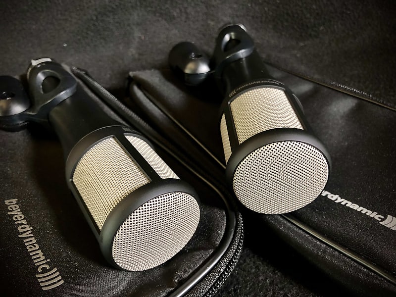 two Beyerdynamic TG I50 Dynamic Instrument Microphones Reverb