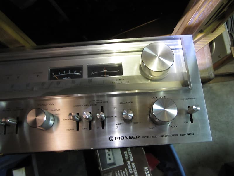 Pioneer SX-880 stereo receiver sx 880 1970&#039;s - glass chrome wood  			