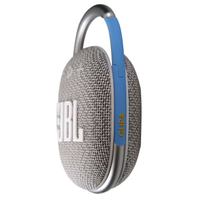 JBL Clip 4 Eco Ultra-Portable Waterproof Bluetooth Speaker (Cloud White) image 3