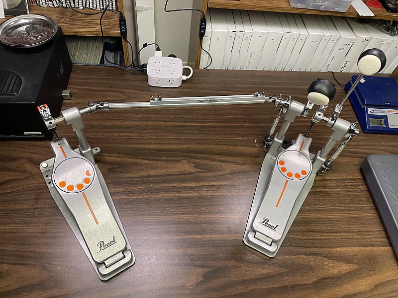 Pearl Demonator Double Bass Pedal Chain Drive Kick Drum Reverb