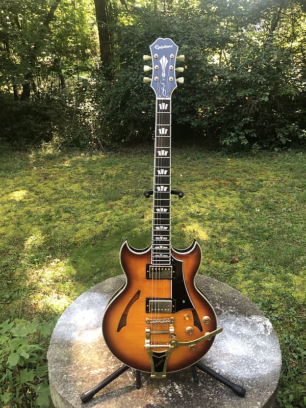 Epiphone Johnny A Signature Custom Outfit 2018 - 2019 - Sunset Glow Gloss image 1