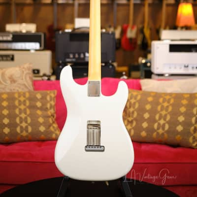 K-Line Springfield S-Style Electric Guitar - Left Handed! - Olympic White Finish #030537! image 6
