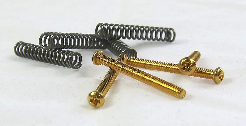 Mount Kit GIBSON® Spec Screws/Springs Humbucker GOLD Tone Hard to Find Part image 1