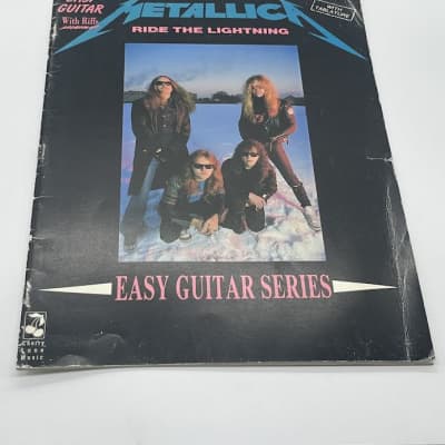 Metallica Ride The Lightning Easy Guitar Series Tab Book image 1