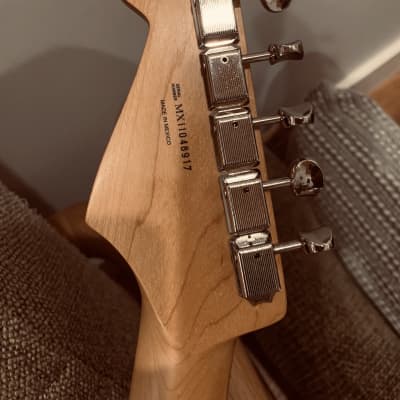 Fender Stratocaster Partscaster Black Nitro Hardtail Body Fender MIM Neck Under 6lbs!! image 7