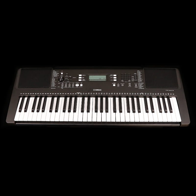 Yamaha PSRE373 Electronic Keyboard - Black for sale online