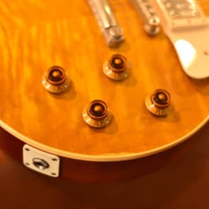 Gibson '58 Reissue Les Paul Plain Quilted Maple Flame Butterscotch Blonde Top R8 2001 image 10
