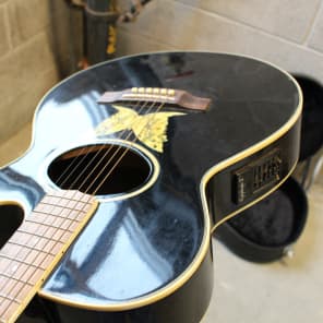 Epiphone EO 2EB Electric Acoustic Guitar Butterfly image 13