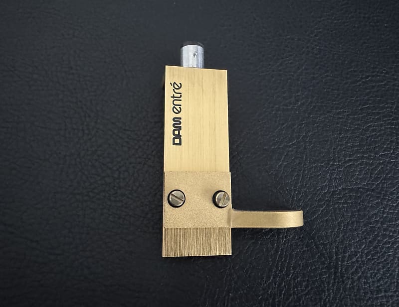 DAM Entre CU-100 DAS-1 MK II Gold Headshell 13g &amp; 5N Pure Silver Litz Leads 2/2  			