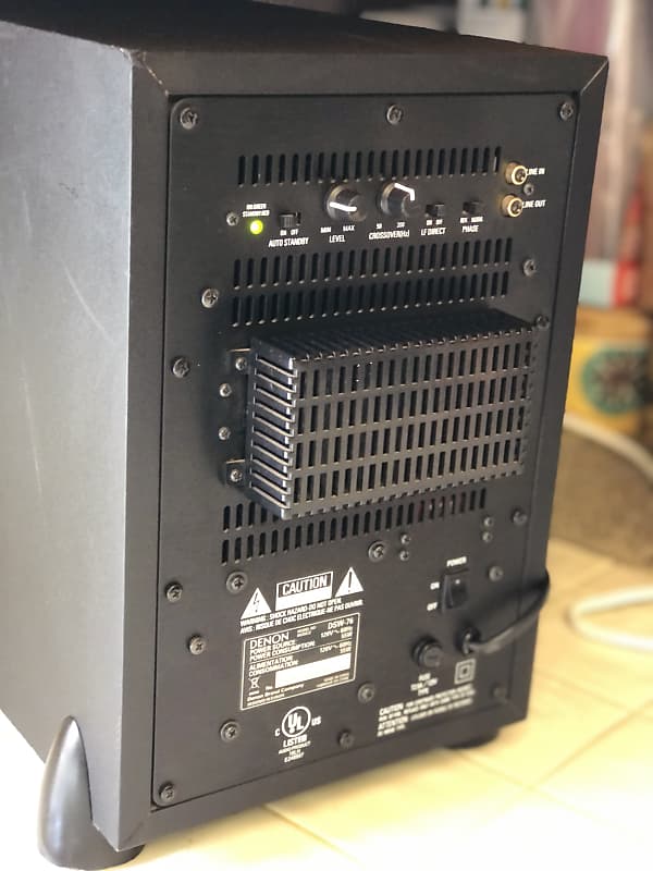 Denon DSW-76 powered subwoofer. | Reverb Denon DSW-76 powered subwoofer. | Reverb