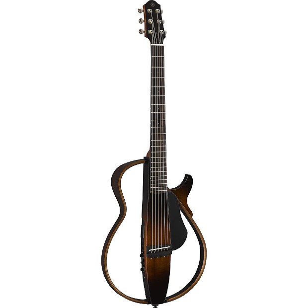 Yamaha SLG200N Silent Nylon String Guitar Tobacco Sunburst image 1