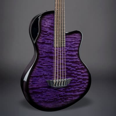 Emerald Balor Bass 5-String | Carbon Fiber Acoustic Bass Guitar image 5