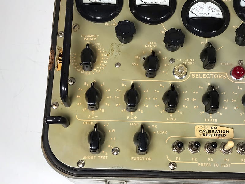 Vintage TV-2A/U Military Tube Tester