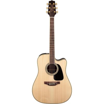 Takamine G Series GD51CE Dreadnought Cutaway Acoustic-Electric Guitar Gloss Natural image 2