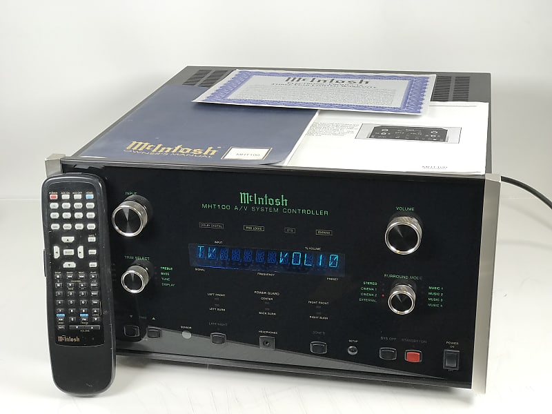 McIntosh MHT100 Home Theater Receiver w/ Remote Reverb