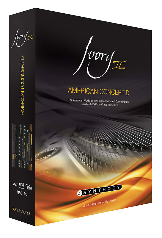 New Synthogy Ivory II American Concert D Software Mac & PC Boxed Version image 1