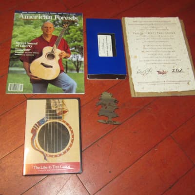 2002 Taylor LTG Liberty Tree Guitar Ltd Ed. #282 of 400 w/ Case EXTRAS and Paperwork image 15