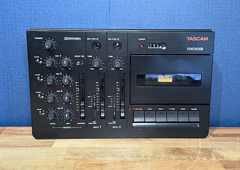 TASCAM Porta 03 Ministudio 4-Track Cassette Recorder | Reverb