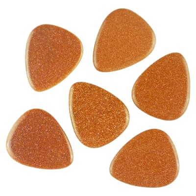 Brown Sandstone Stone Guitar Or Bass Pick - Specialty Handmade Gemstone Exotic Plectrum - 12 Pack New image 7