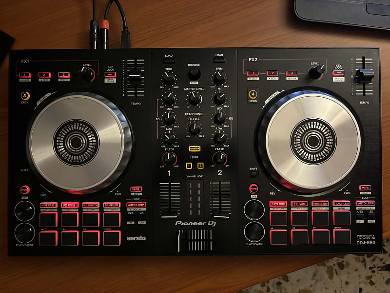 Pioneer DJ DDJ-SB3 コントローラー DDJ-SB3 2-channel DJ controller for Serato DJ Lite (black