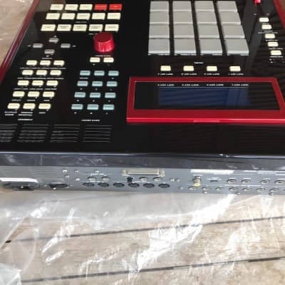 Akai MPC3000 CUSTOM GLOSSY BLACK AND RUBY RED + zip drive +SCSI Production Center image 5
