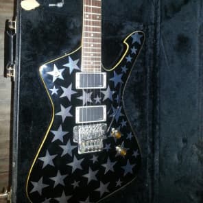Ibanez Iceman Black with silver Stars image 7