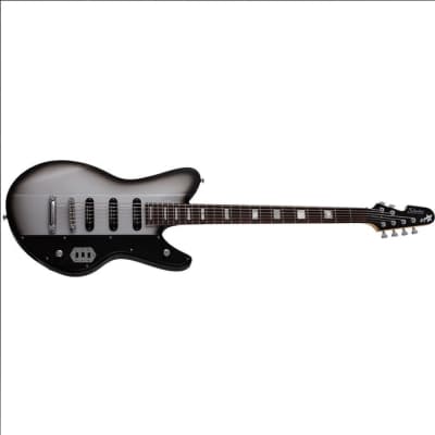 Schecter 363 Robert Smith UltraCure VI Guitar, Rosewood Fretboard, Silver Burst Pearl image 2