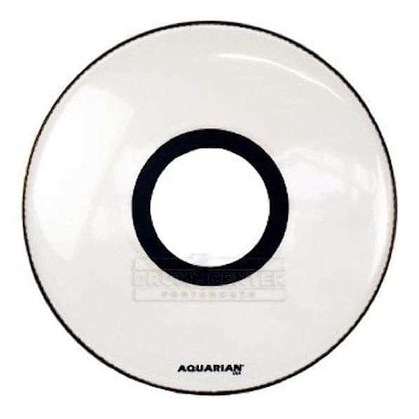 Aquarian Center Ported Resonant Bass Drum Head 22" Reverb Australia