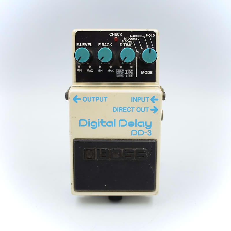 Boss DD-3 Digital Delay Long Chip Adapter Use Only 1987 Made in Japan Blue  Label Guitar Effect Pedal 760900