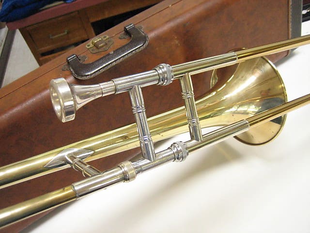 Original 1946 C.G. Conn Elkhart 4H Professional Trombone