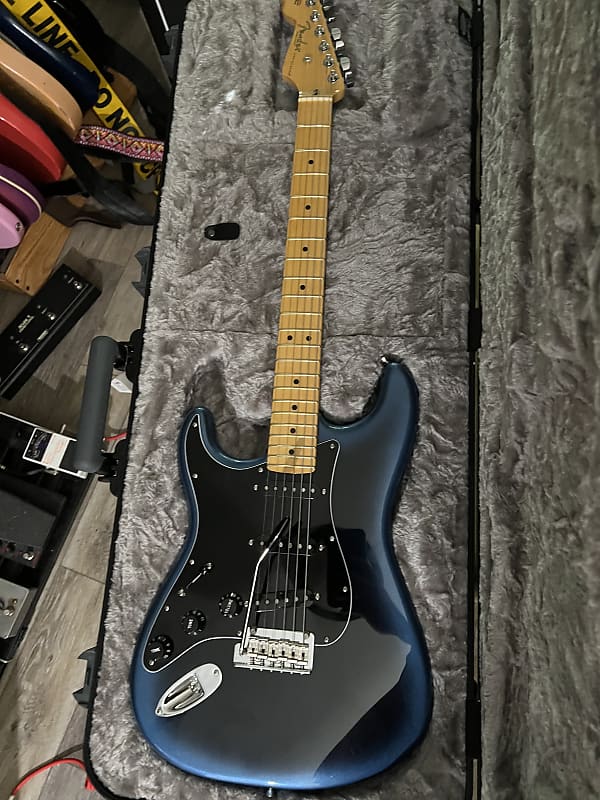 Lefty Fender American Pro II Dark Knight Strat w/Maple Neck | Reverb