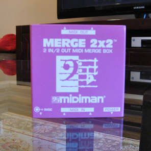 Midiman Merge 2x2 midi merge box image 1