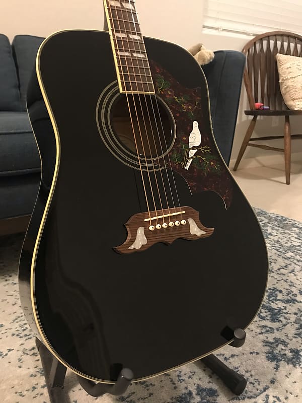 Epiphone dove deals black